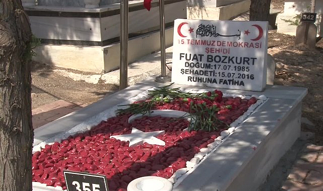 Malatya'da 15 Temmuz Şehidi Fuat Bozkurt mezarı başında anıldı
