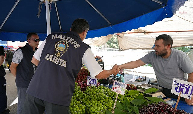 Maltepe Belediyesi Zabıta Müdürlüğü'nden semt pazarlarında denetim