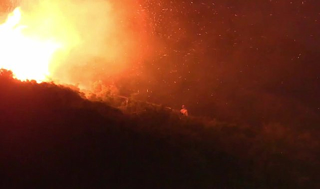 Manisa Akhisar yangını 3. gününde bir köye daha sıçradı