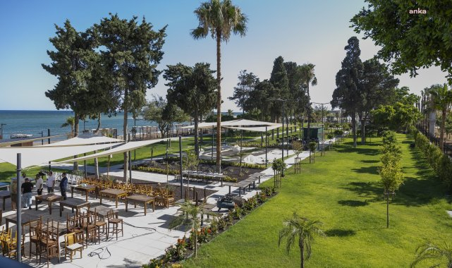Mezitli Soli Pompeipolis Beach Parkı, yenilenen yüzüyle hizmete sunulacak