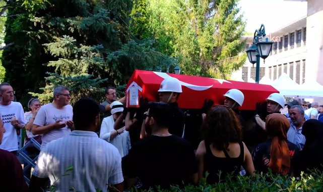 Orman işçisi Eyüp Dereli Eskişehir'de son yolculuğuna uğurlandı