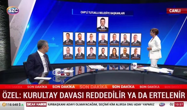 Özgür Özel SZC TV canlı yayınında konuştu: "CHP, İmralı'ya heyet yollamaz"