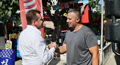 Silivri Belediye Başkanı Balcıoğlu, Semizkumlar Mahallesi'nde esnaf ve vatandaşlarla bir araya geldi