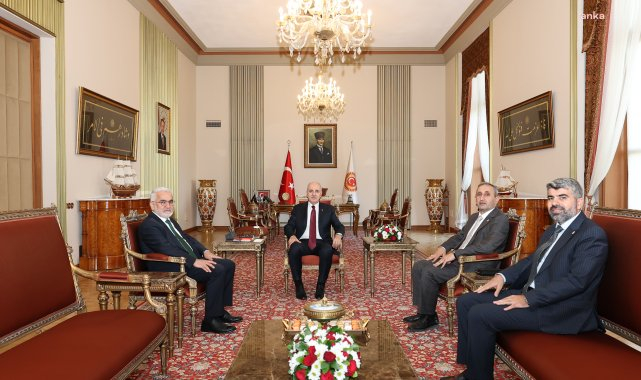 TBMM Başkanı Kurtulmuş, HÜDA-PAR Genel Başkanı Yapıcıoğlu'nu kabul etti