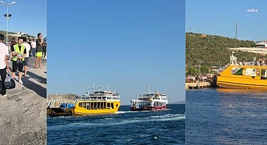 Tekirdağ'a seyir halindeki feribotta yangında 207 yolcu güvenle tahliye edildi