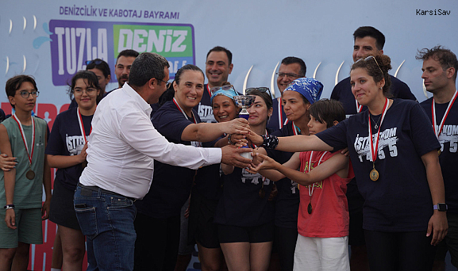 Tuzla Tersanelerarası Dragon Bot Şampiyonasında gemi inşa sanayisinin en büyükleri yarıştı