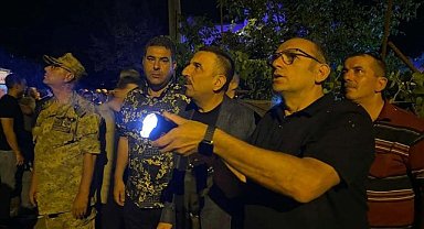 Zonguldak Valisi Hacıbektaşoğlu, yangın bölgesinde incelemelerde bulundu