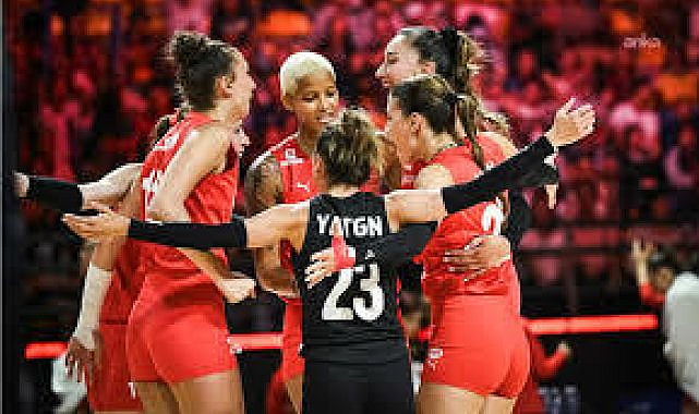 A Milli Kadın Voleybol Takımı, Kanada'yı 3-0 mağlup etti.