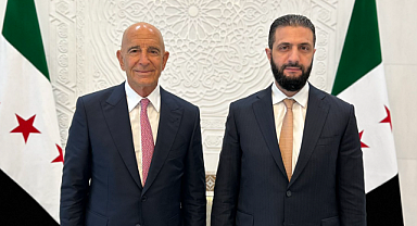 ABD'nin Suriye Özel Temsilcisi Barrack, yap-işlet-devret modeliyle yapılacak Şam Uluslararası Havalimanı için düzenlenen törene katıldı