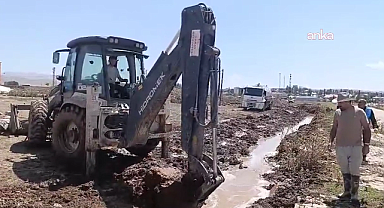 Abdullah Zeydan sel felaketi bölgesinde: 