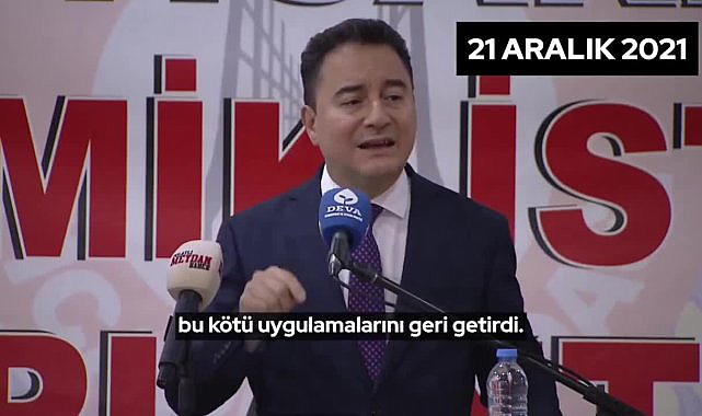 Ali Babacan: KKM uygulamasından geriye ödenen faizler ve karşılıksız basılan paralar kaldı