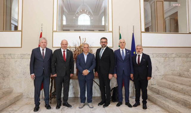 ATO Başkanı Baran, İtalya Büyükelçisi Marrapodi'yi ziyaret etti