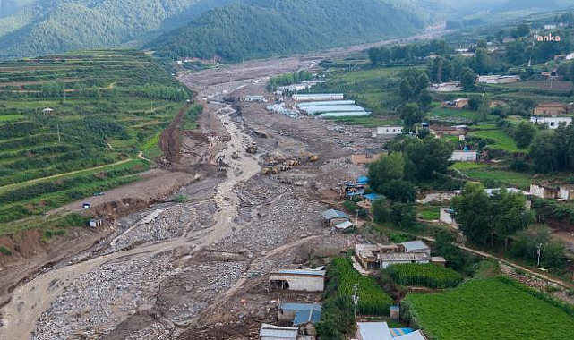 Çin'in Gansu eyaletinde sel felaketi: 15 ölü, 28 kayıp
