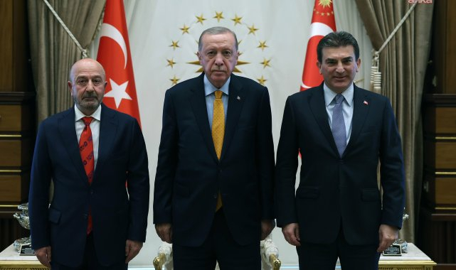 Cumhurbaşkanı Erdoğan, OYAK Yönetim Kurulu Başkanı Zekai Aksakallı'yı kabul etti