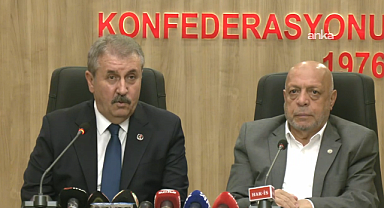 Destici'den Hak-İş'e ziyaret: 'Sahte diploma' diyerek belli kurumlarımızın açıkça yıpratılmak istendiği çok net ve görünür bir vaziyette