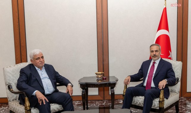 Dışişleri Bakanı Fidan, Haşdi Şabi Komisyonu Başkanı el-Feyyad ile görüştü
