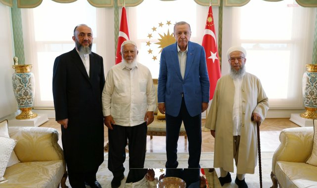 İsmailağa Cemaati'nden Cumhurbaşkanı Erdoğan'a ziyaret