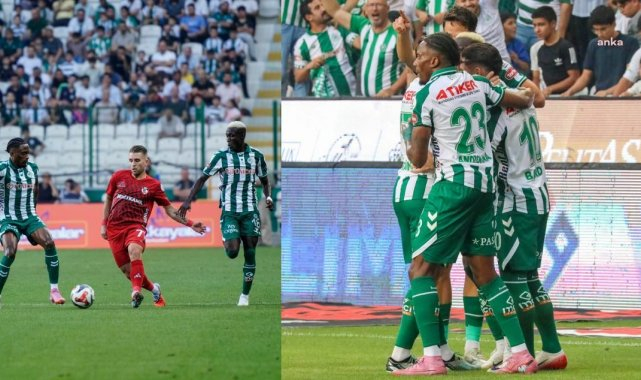 Konyaspor, Gaziantep karşısında 3 puanı 3 golle aldı