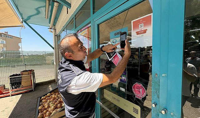 Maltepe Belediyesi'nden marketlere 'karekod' ve gıda denetimi
