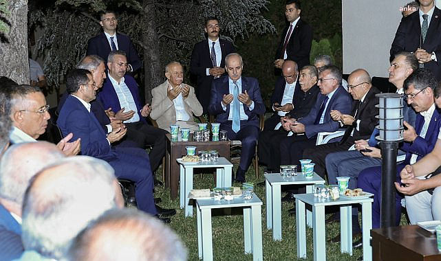 TBMM Başkanı Numan Kurtulmuş'tan Mehmet Şimşek'e taziye ziyareti