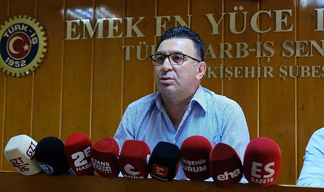 Türk Harb-İş Sendikası Eskişehir Şube Başkanı Hasan Atak: "F16'lara bakım yapanlar yıllık izinlerinde ek iş yapar duruma geldi"