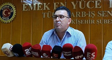 Türk Harb-İş Sendikası Eskişehir Şube Başkanı Hasan Atak: "F16'lara bakım yapanlar yıllık izinlerinde ek iş yapar duruma geldi"