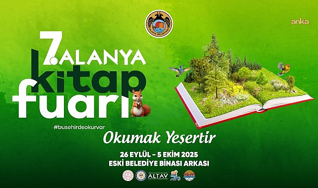 7. Alanya Kitap Fuarı için geri sayım başladı
