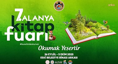 7. Alanya Kitap Fuarı için geri sayım başladı