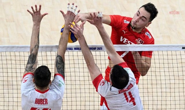 A Milli Erkek Voleybol Takımı, Polonya'ya 3-0 mağlup oldu