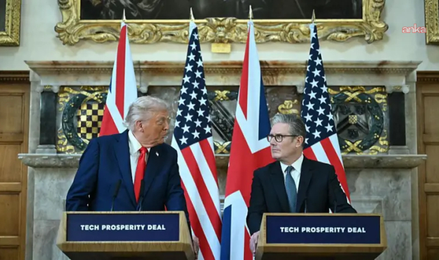ABD Başkanı Trump ve İngiltere Başbakanı Starmer, Chequers'ta bir araya geldi
