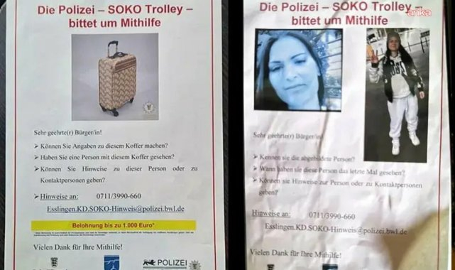 Almanya'da Türk kadının cansız bedeninin bavul içinde bulunması: Polis 44 kişilik özel bir ekip kurdu