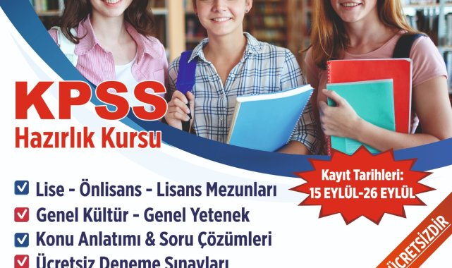 Aydın Büyükşehir Belediyesi'nin KPSS kurslarında yeni dönem kayıtları başladı