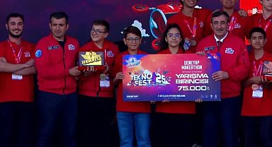 Bilim Yunusemre öğrencileri, Teknofest'te "Akıllı Şehirler ve Ulaşım Temalı Proje" yarışmasında birinci oldu