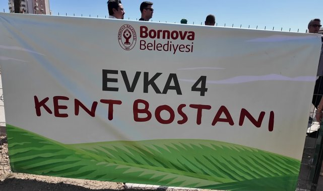 Bornova'da 4 yeni Kent Bostanı daha açıldı
