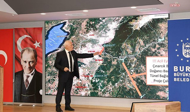Bursa Büyükşehir Belediye Başkanı Bozbey: "Hiç yağmur yağmadığı ve planlı su kesintisi yapılmadığı takdirde 6 Ekim tarihinde barajlardaki su tükenmiş olacak"