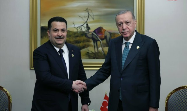 Cumhurbaşkanı Erdoğan, Katar'da Irak Başbakanı Sudani'yi kabul etti