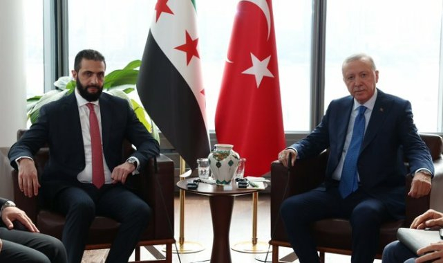 Cumhurbaşkanı Erdoğan, New York'ta Suriye Cumhurbaşkanı Şara ile görüştü