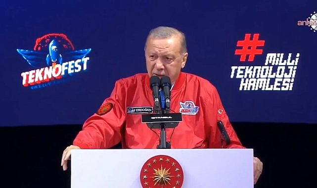 Cumhurbaşkanı Erdoğan TEKNOFEST'te: Kudüs'e ait tek bir çakıl taşını dahi vermeyiz