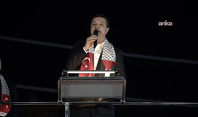 ''Filistin'e Destek'' mitinginde Saadet Lideri Arıkan'dan iktidara çağrı: ''Büyük İsrail Projesi gibi, emperyalist, Siyonist planların sakın ha taşeronu olmayın''