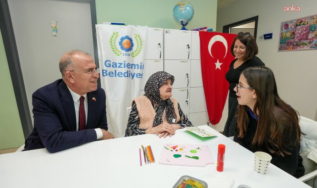 Gaziemir Belediyesi'nin alzheimer ve demans hastalarına desteği sürüyor