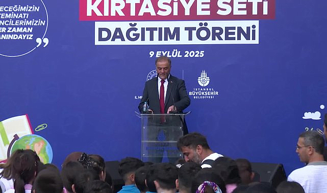 İBB, 45 bin öğrenciye kırtasiye seti dağıtımına başladı