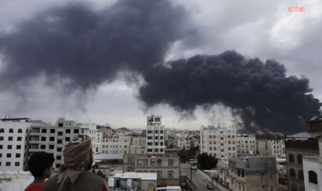 İsrail, Yemen'de Husi hedeflerine hava saldırısı düzenledi