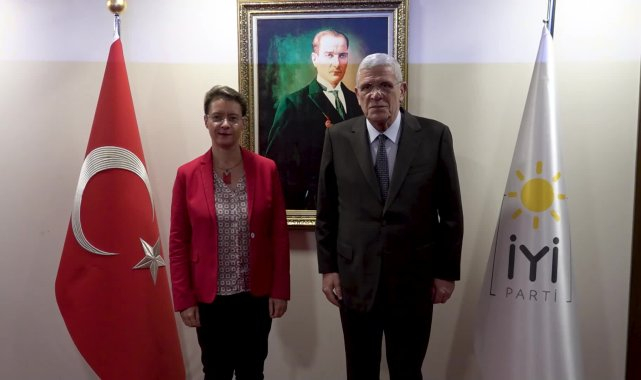İYİ Parti Genel Başkanı Dervişoğlu, Fransa Büyükelçisi Dumont ile bir araya geldi