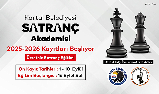 Kartal Belediyesi Satranç Akademisi'nde yeni dönem kayıtları başladı