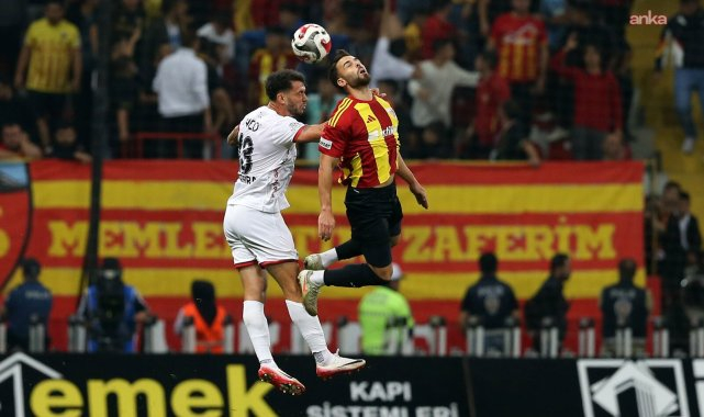 Kayserispor sahasında Gençlerbirliği ile 1-1 berabere kaldı
