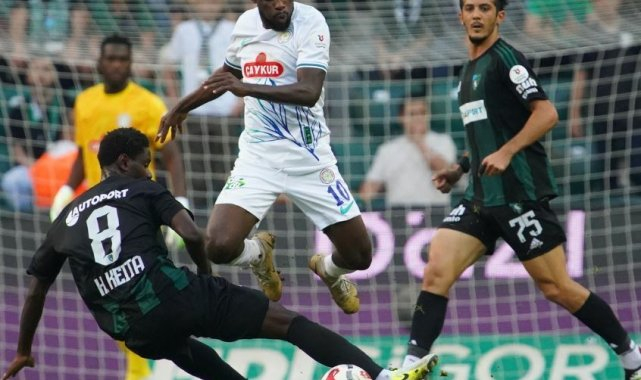 Kocaelispor evinde Çaykur Rizespor ile 1-1 berabere kaldı