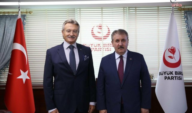 Kürşat Tüzmen'den Mustafa Destici'ye ziyaret