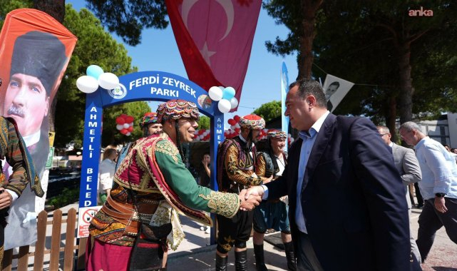 Manisa Ahmetli'ye yeni sosyal tesis: Ferdi Zeyrek Parkı açıldı
