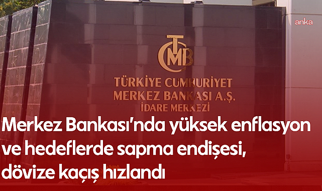Merkez Bankası'nda eylülde yüksek enflasyon ve hedeflerde sapma endişesi, dövize kaçış hızlandı DTH tutarı 240 milyar dolara dayandı