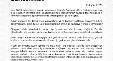 T.C. Hazine ve Maliye Bakanlığı'ndan “vergisiz döviz” haberleri üzerine açıklama 